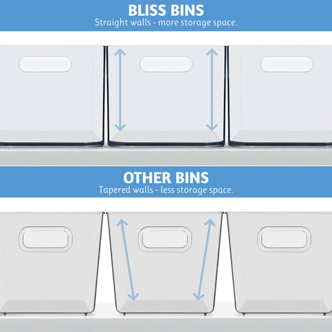 STORi Bliss fridge storage bin helps keep produce and snacks organized.