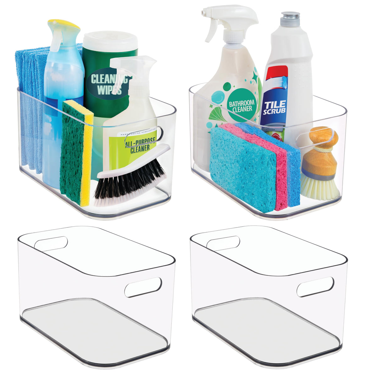 STORi Bliss pantry bin front view shows easy-access design and clear visibility.