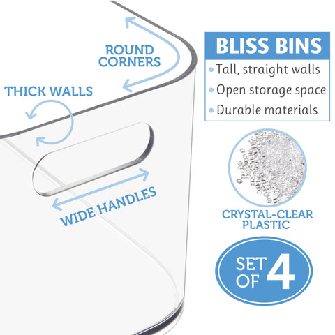 STORi Bliss under-sink organization bin accommodates cleaning supplies and essentials.
