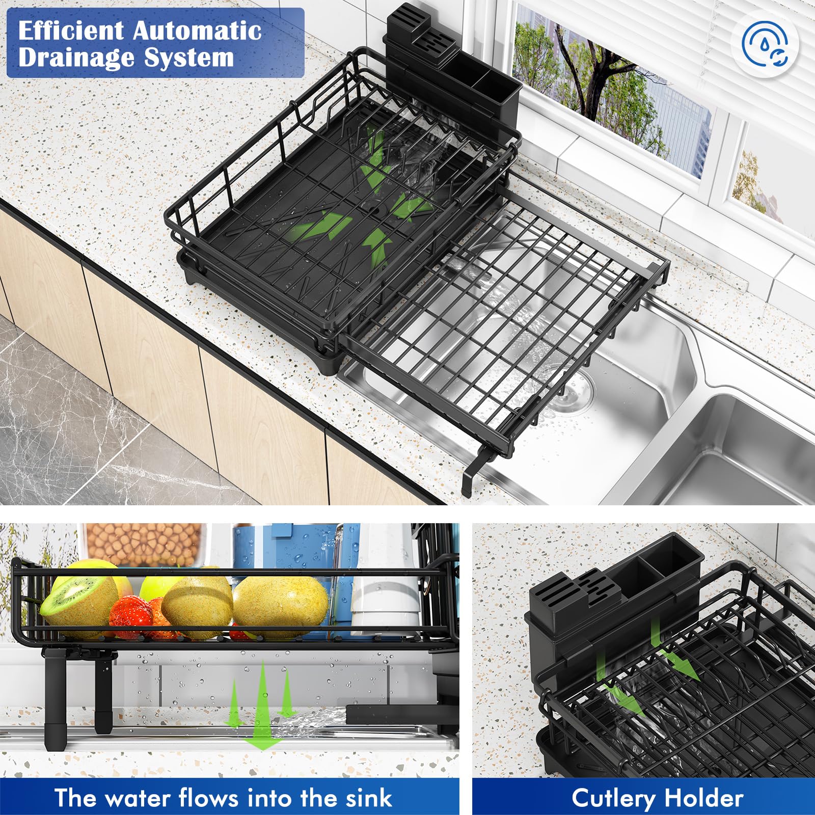 Storico rust-proof metal construction resists deformation for daily use