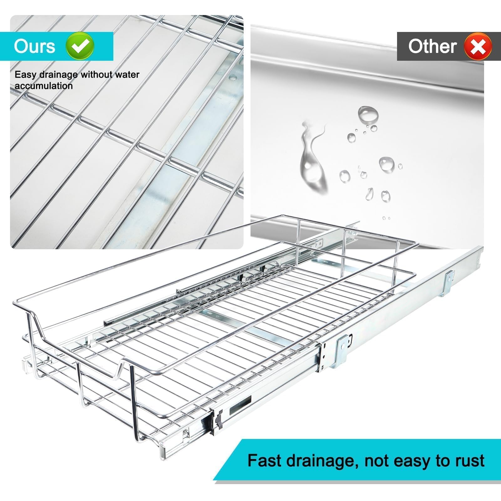 STORKING high-capacity drawer ideal for bulky pots and pans