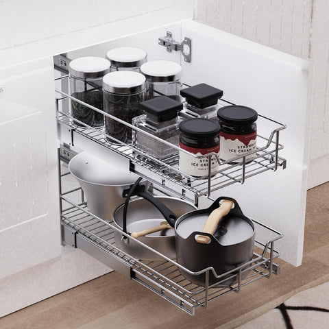 STORKING adjustable height from 12.4 to 15.4 inches suits various layouts.