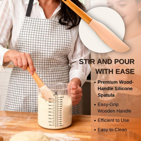 Strirumo silicone spatula included for smooth mixing and even starter distribution.