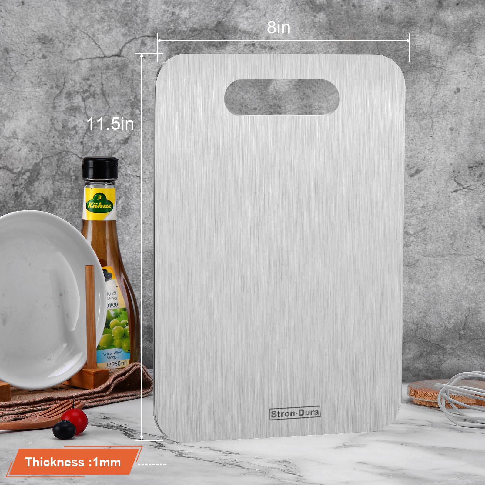 Stron-Dura 11.5x8 inch board, compact kitchen essential