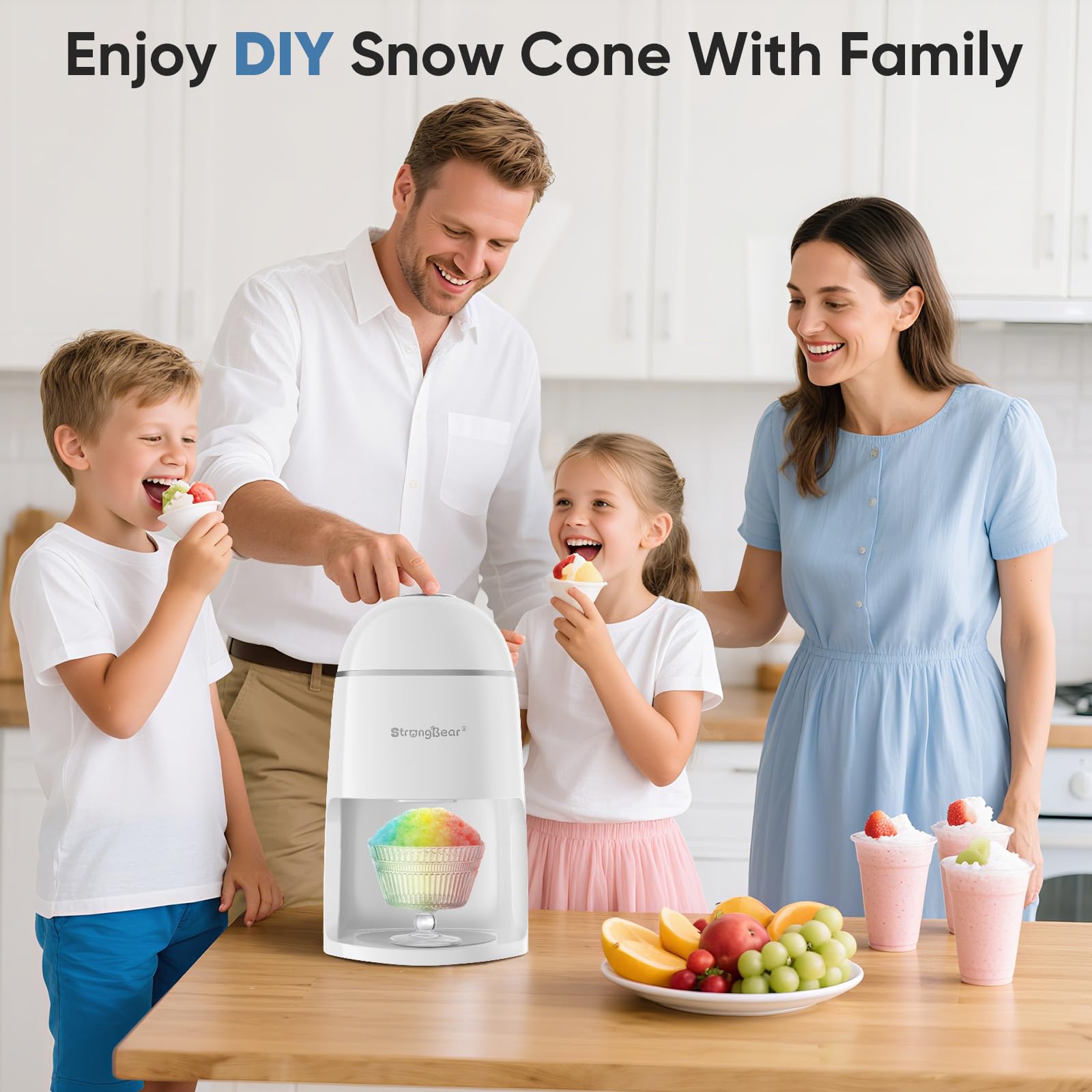 StrongBear durable ice shaver promises long-lasting performance for summer gatherings.