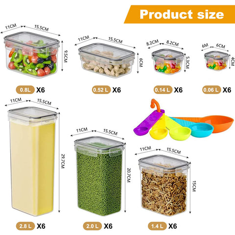 Stusgo transparent containers show contents at a glance for easy selection.