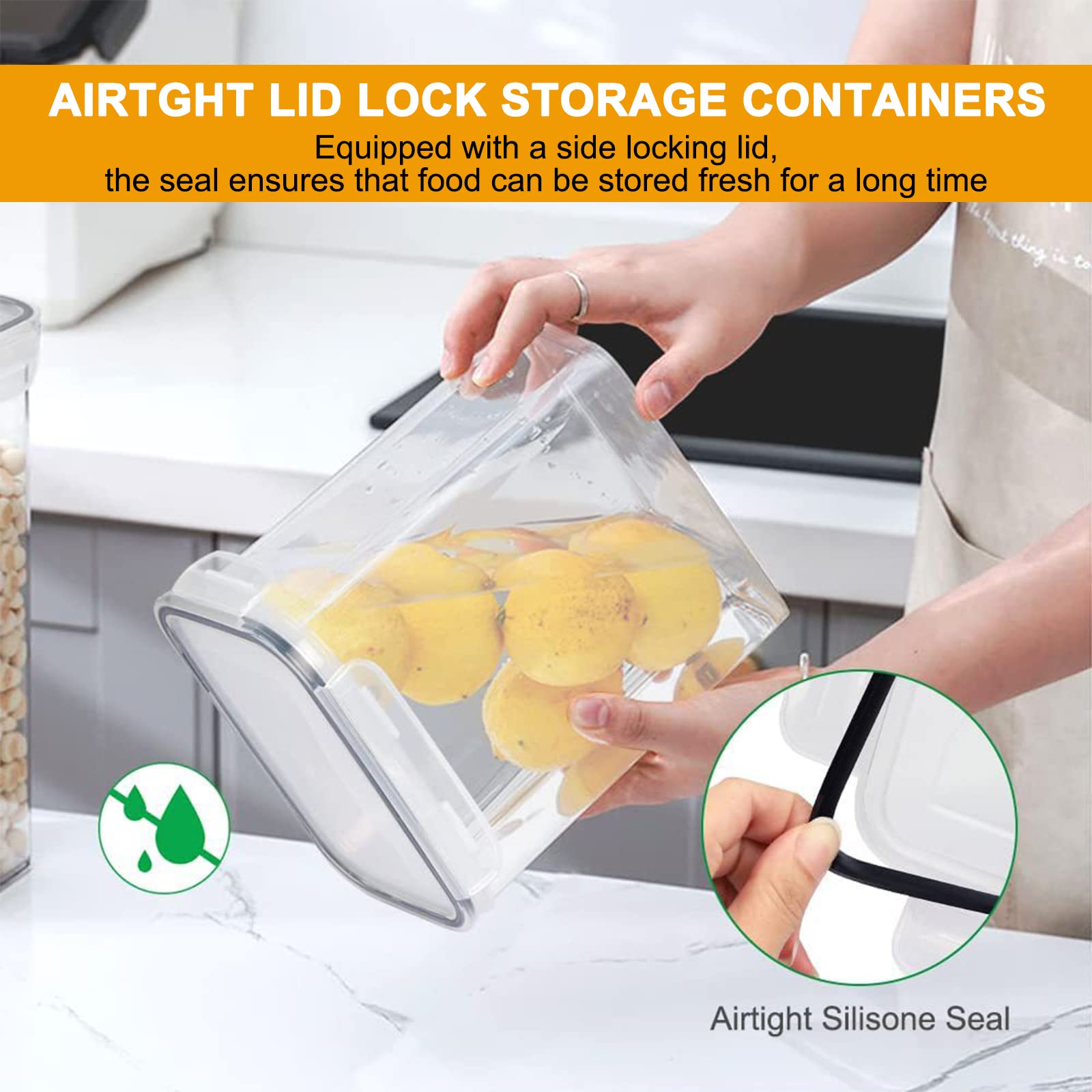 Stusgo durable plastic withstands daily kitchen use.