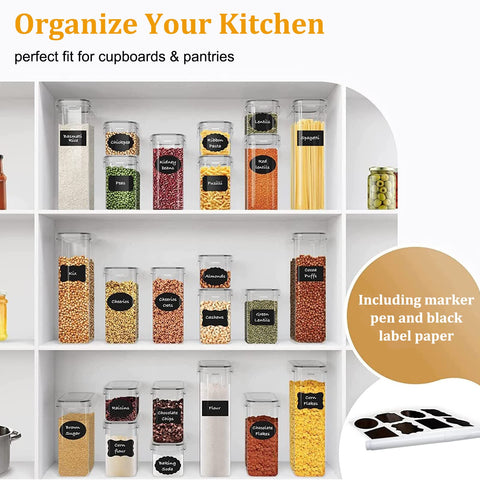 Stusgo pantry kit promotes organized, hygienic storage.