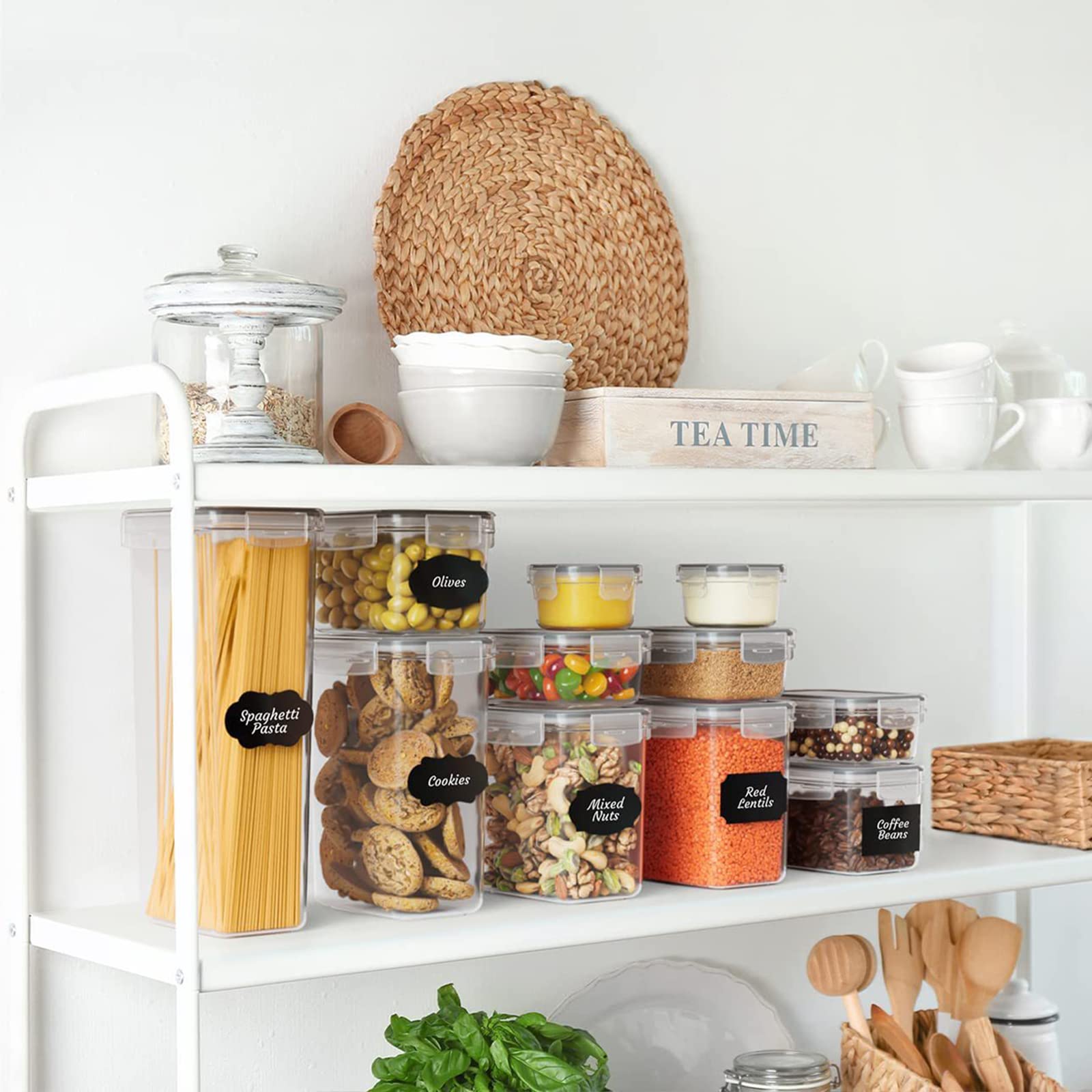Stusgo leak-proof seal keeps flour and cereal dry.