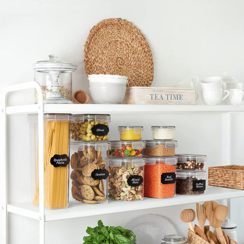 Stusgo leak-proof seal keeps flour and cereal dry.