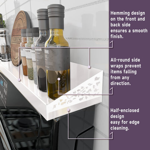 STUTOV seasoning organizer on stovetop helps reduce searching during meal prep