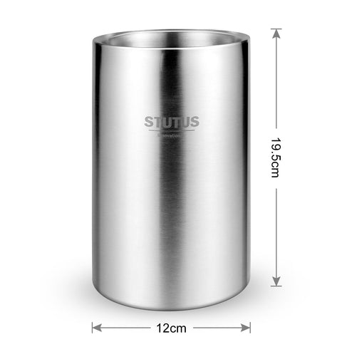 STUTUS Wine Chiller Bucket made of 304 stainless steel for durability