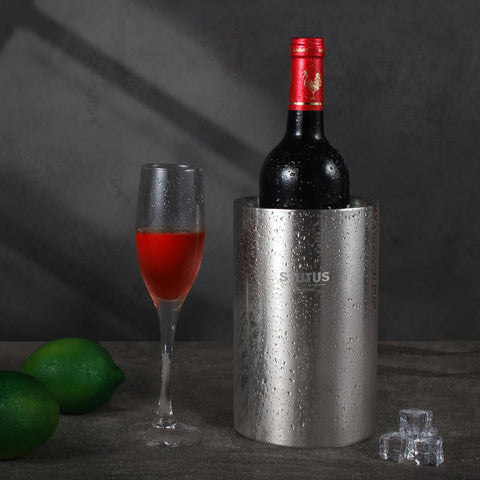 STUTUS Wine Chiller Bucket features elegant modern design
