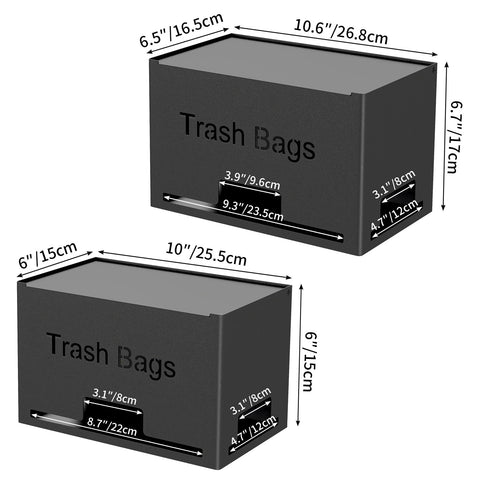 STWWO extra large trash organizer fits large bags for kitchen and laundry.