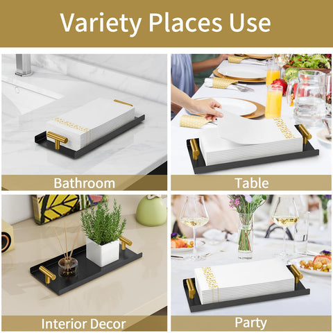 STWWO gift-worthy napkin tray for bathrooms, kitchens, and guest rooms