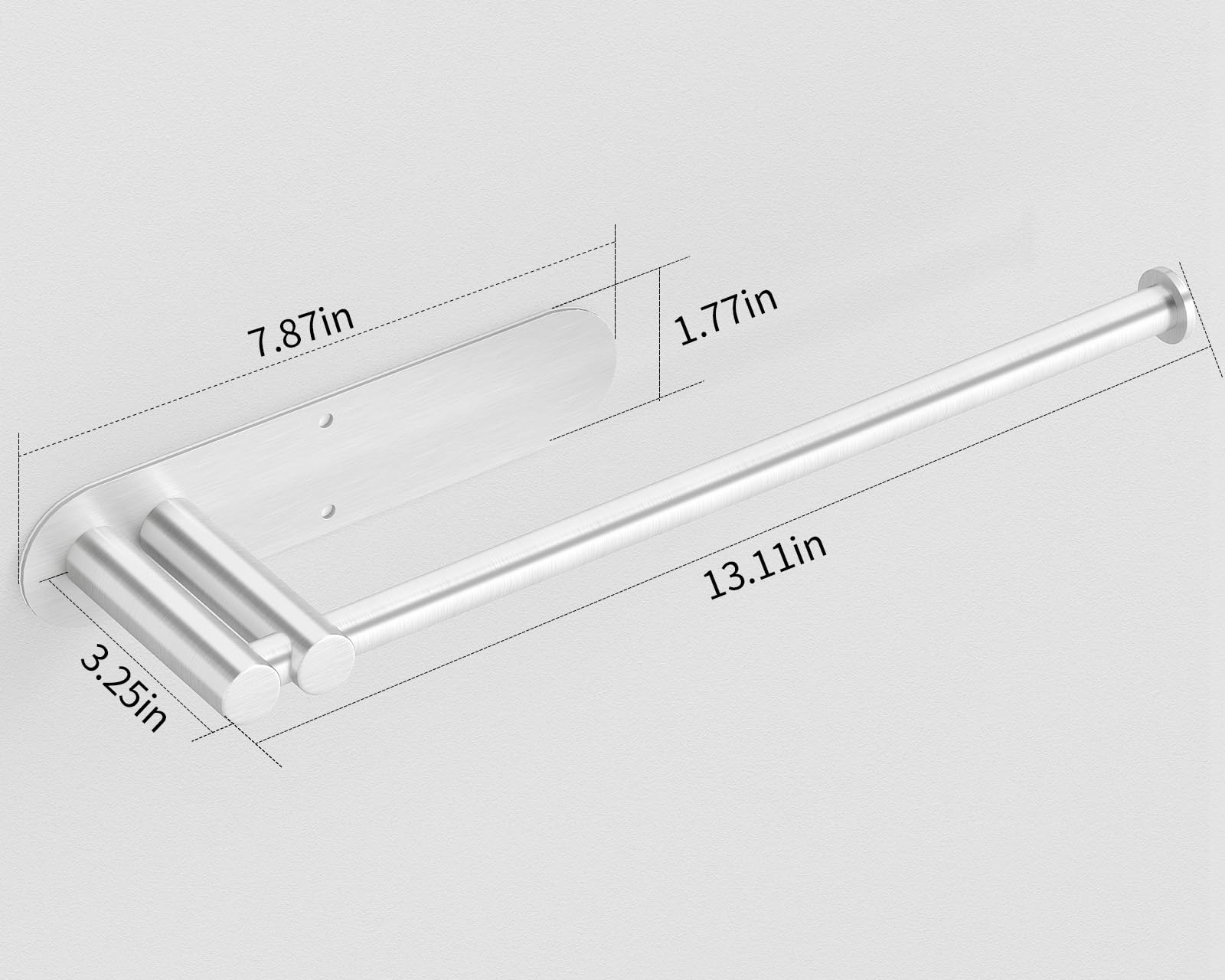 STWWO base measures 7.87 by 1.77 inches for strong adhesion.