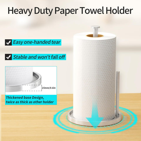 STWWO anti-slip base keeps the holder steady on counters