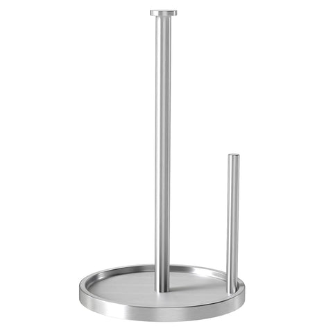 STWWO paper towel holder with stainless stand for easy one-handed tearing