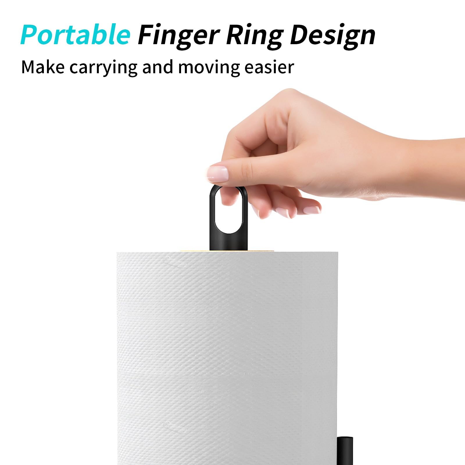 Weighted base of STWWO holder ensures wobble-free operation
