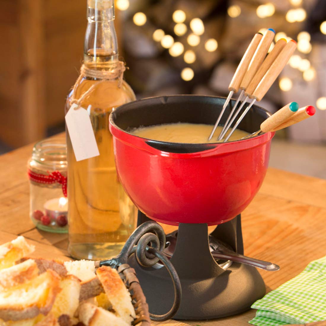 STYDDI fondue fork-perfect-for-parties ideal for chocolate, cheese, and marshmallows