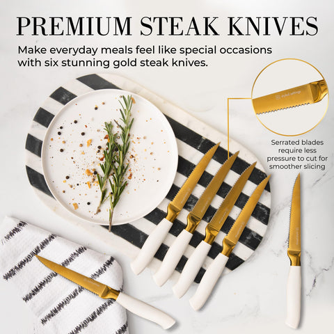 STYLED SETTINGS gift-ready knife set in stylish packaging for gifting