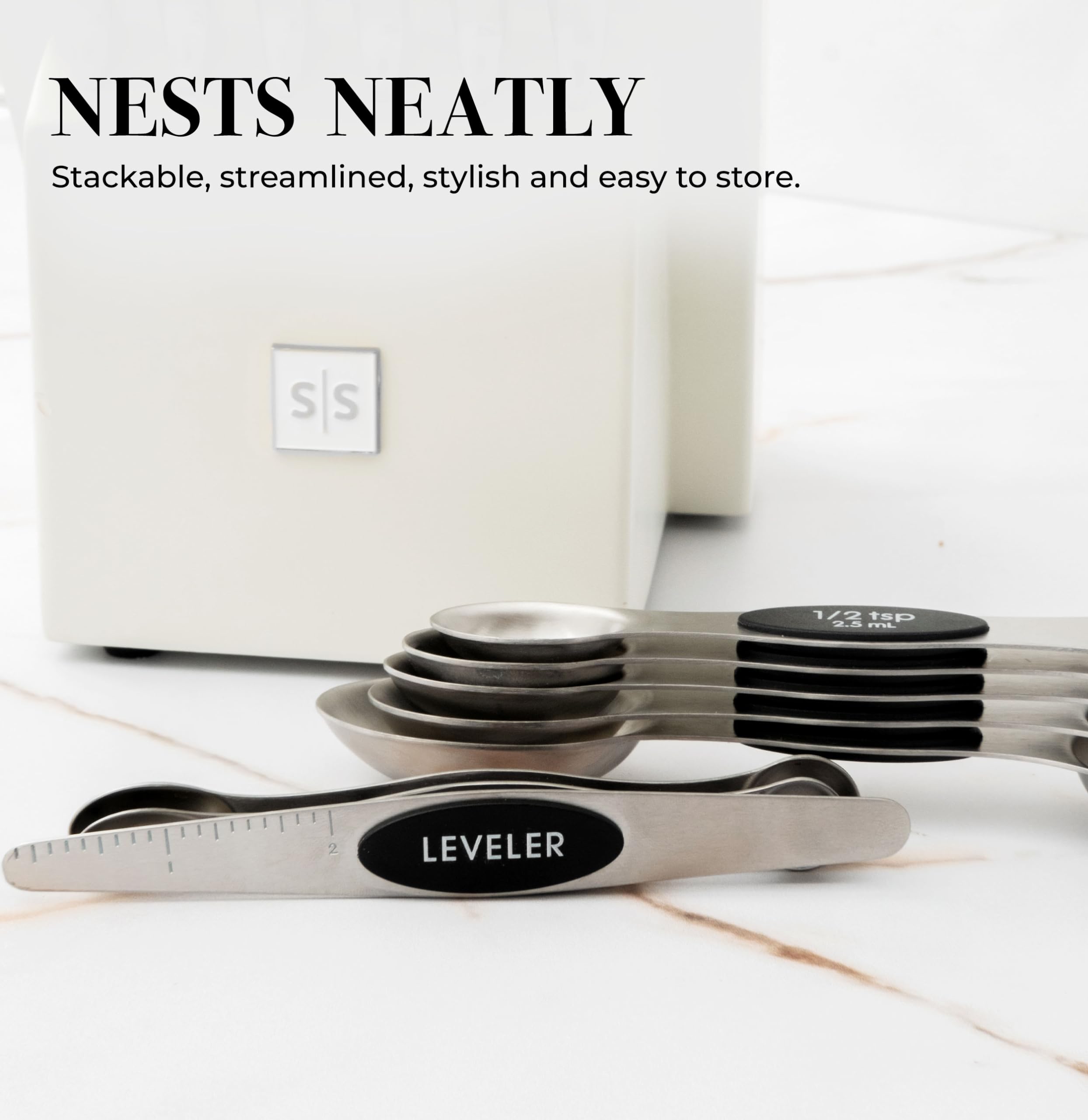 Styled Settings dishwasher-safe spoons maintain shine after busy cooking sessions