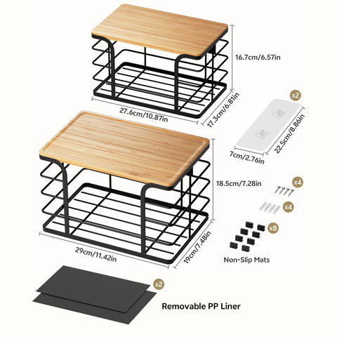 Stylstoreazy bottom PP liner protects surfaces and eases cleaning