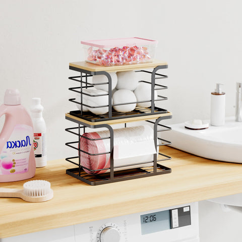 Stylstoreazy front-access opening for easy bag loading and replacement.