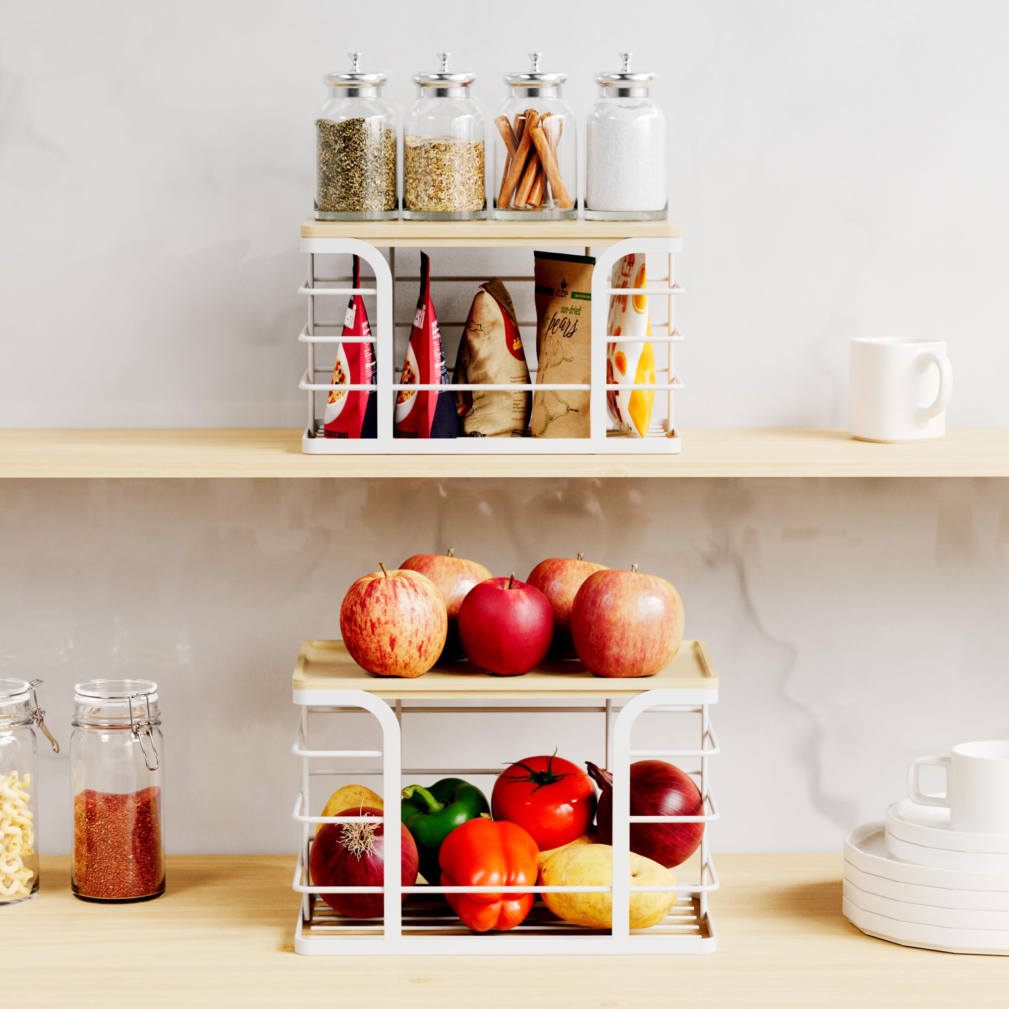 Stylstoreazy kitchen pantry storage solution for organized bag access