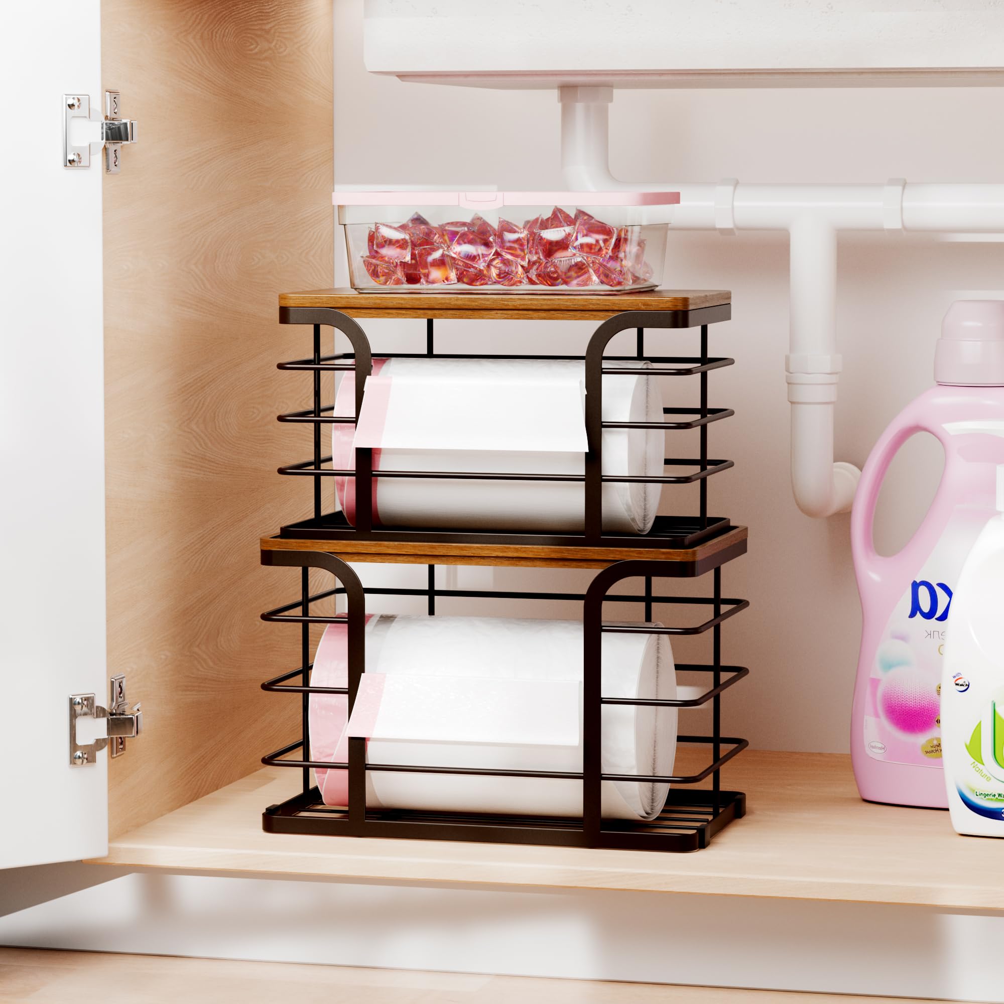 Stylstoreazy kitchen pantry use demonstrates versatile storage on shelves.
