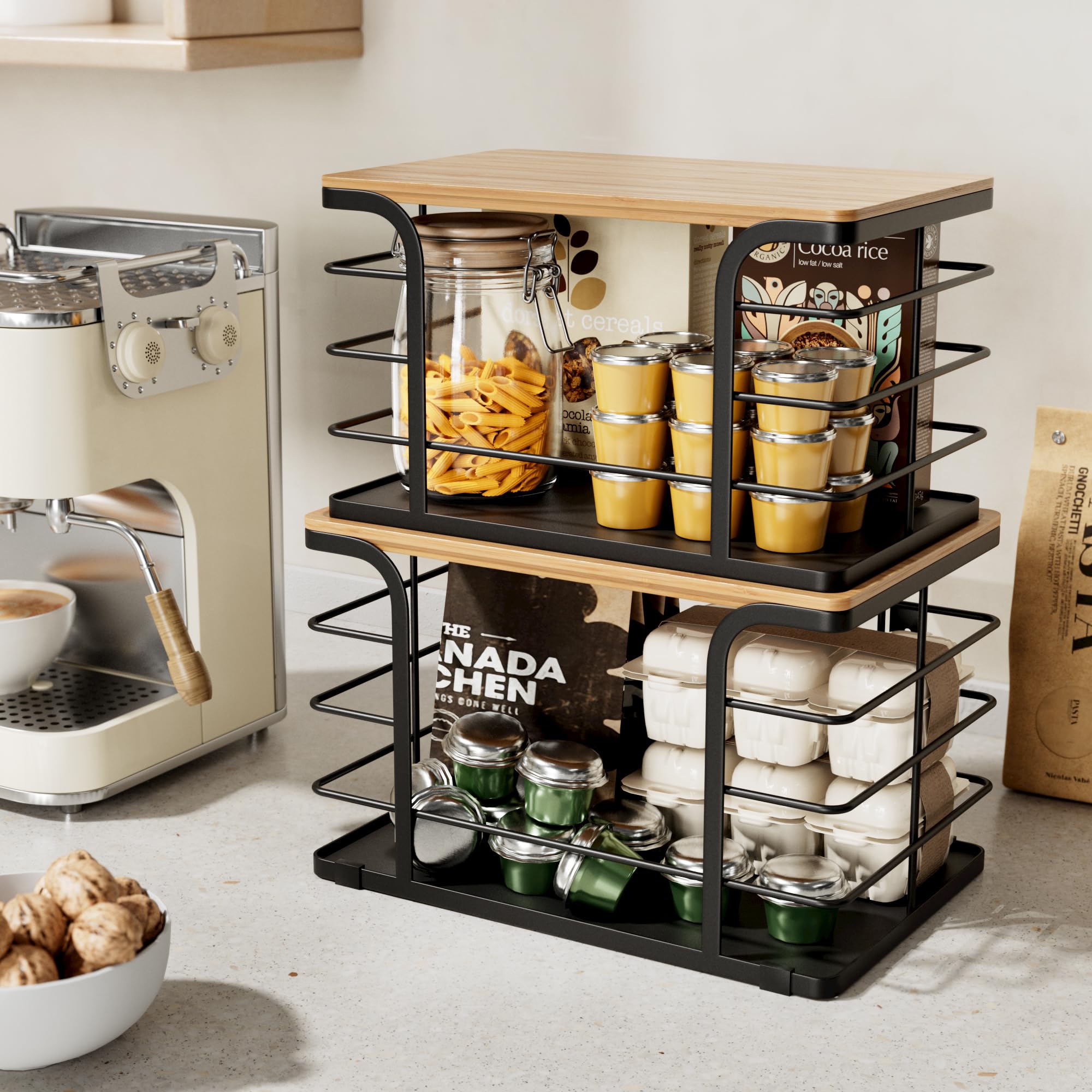 Stylstoreazy multi-purpose storage for fruits, snacks, and small tools