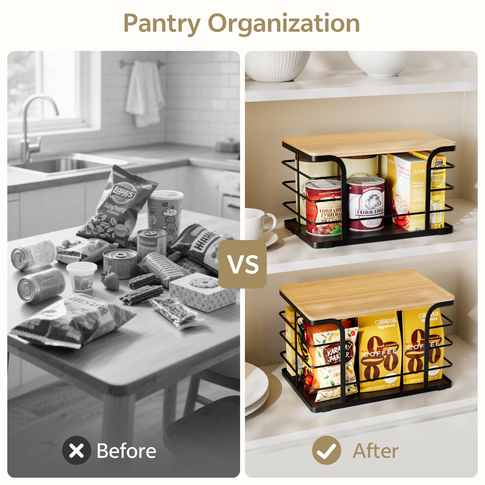 Stylstoreazy non-slip pads keep bins stable on countertops