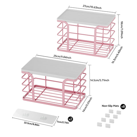 Stylstoreazy wall-mount trash bag dispenser installed with adhesive for tidy vertical storage