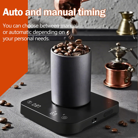 Styuanmmy mini coffee scale timer compact size fits on small machines