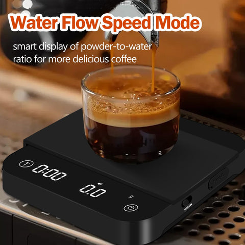 Styuanmmy mini coffee scale timer 0.1 g precision supports refinement