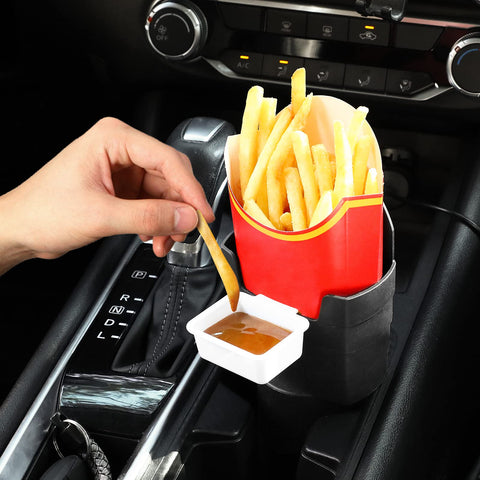 SUADEN multi-use tray fits cup holders for snacks and small essentials