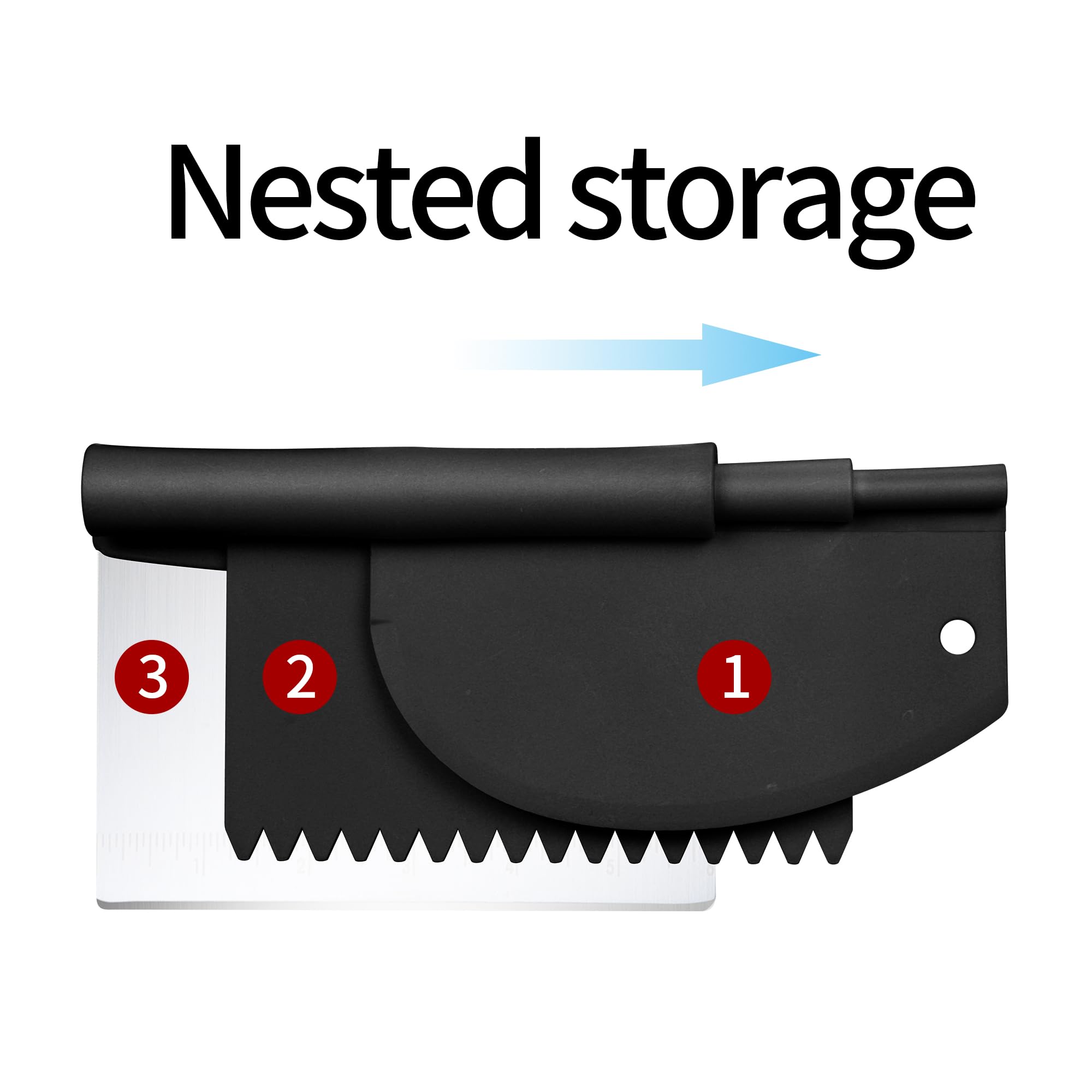 Suanyok scrapers are dishwasher-safe for quick cleanup after baking