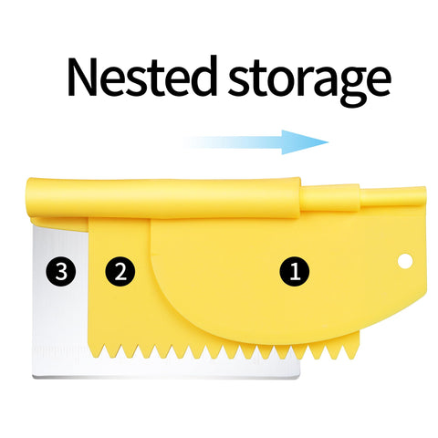 Suanyok yellow baking tools brighten your kitchen tasks.