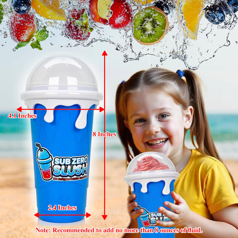 sub-zero-slush spoon-straw combo: versatile for sipping and desserts.