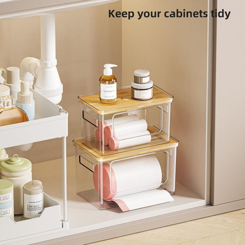 SUBEKYU potatoes and onions storage container preserves produce in pantry.