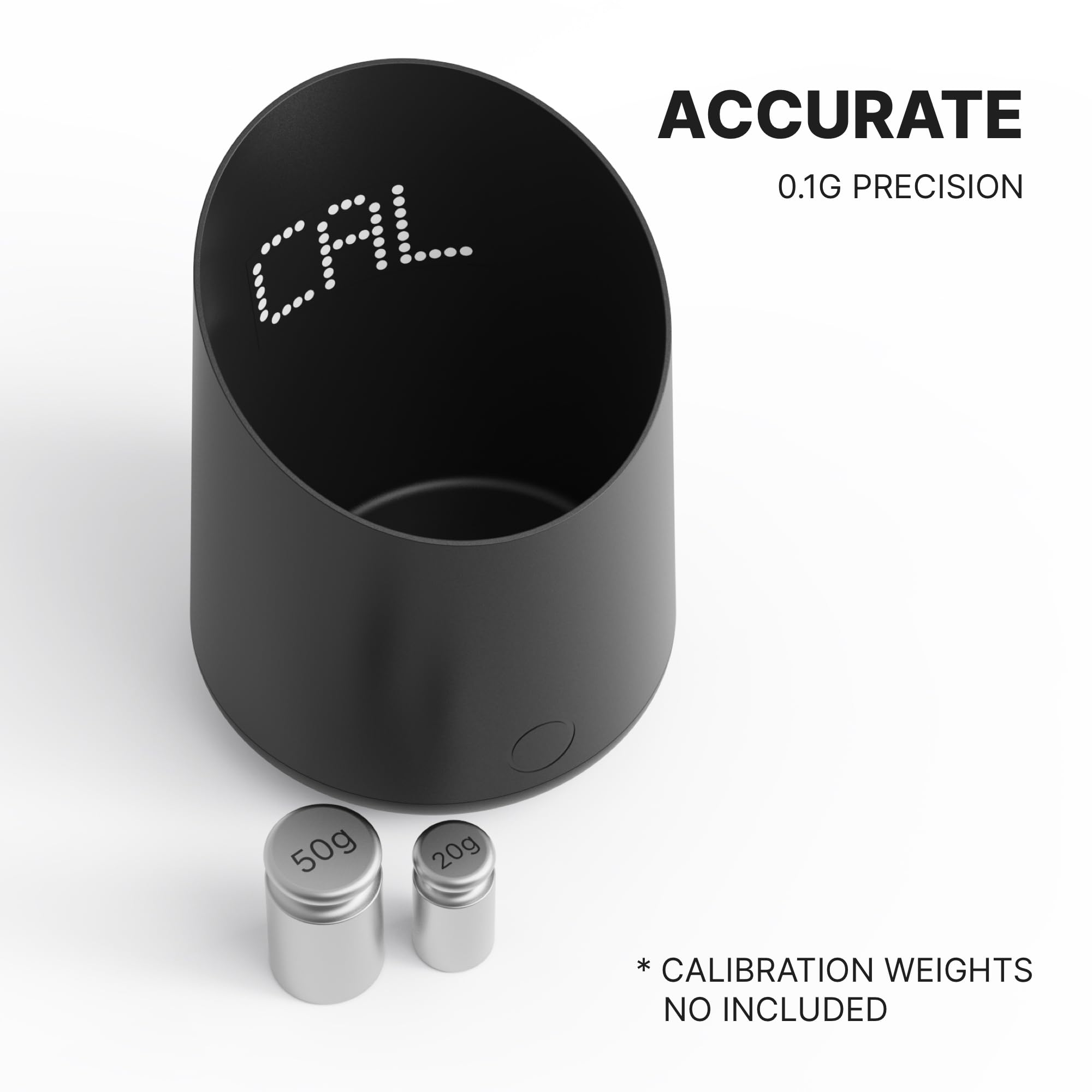 Subminimal Subscale auto-shutoff feature saves energy between sessions.