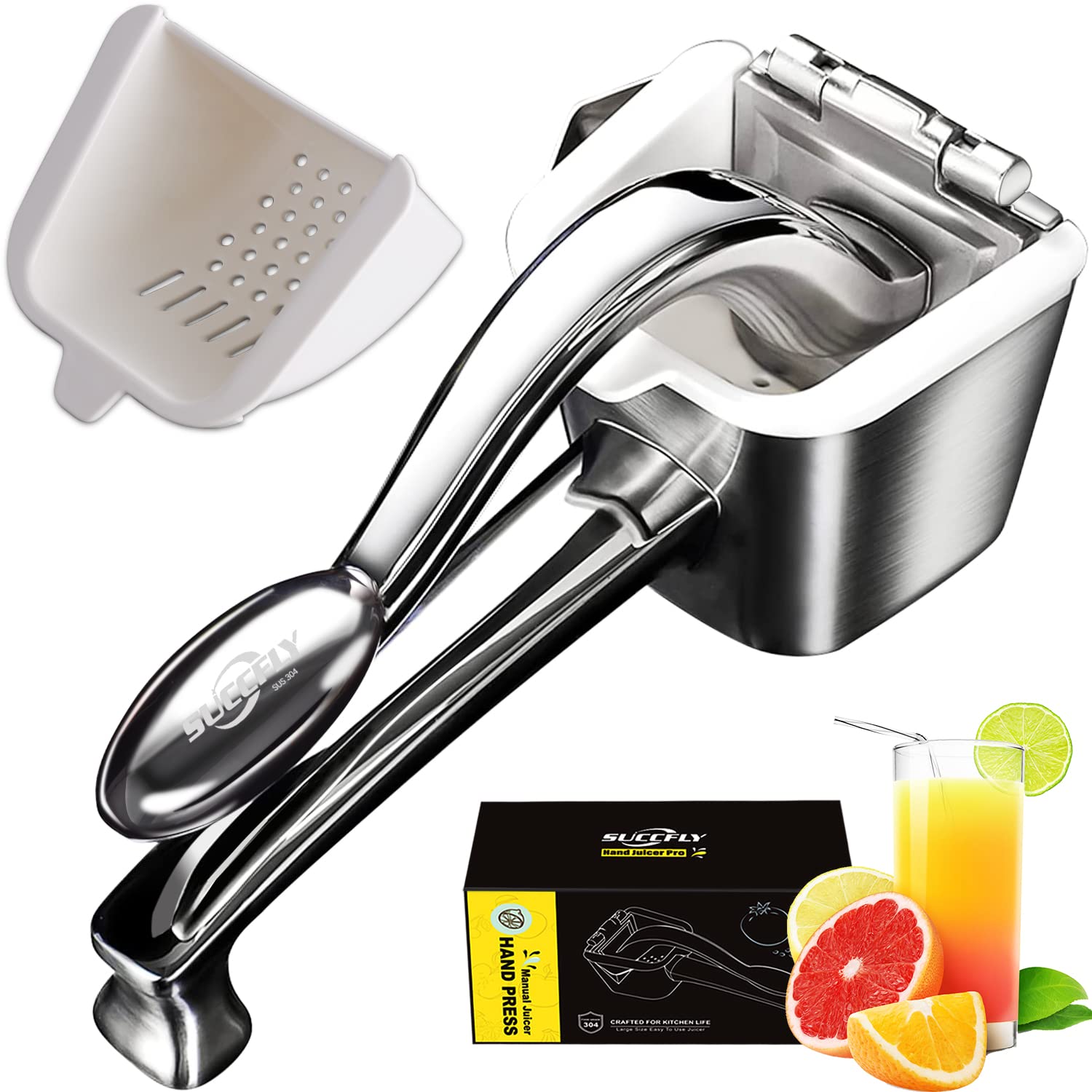 SUCCFLY portable multi-use juicer for home or travel.
