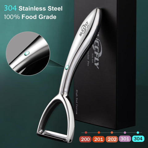 SUCCFLY I-shaped peeler with ergonomic design for comfortable use