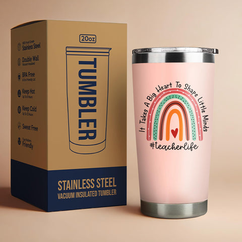SUCHAGIFT portable 20oz tumbler fits most cup holders