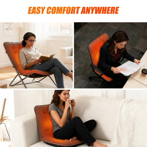 Suchtale seat cushion demonstrates 34x17.5 inch size and thick padding for comfort.