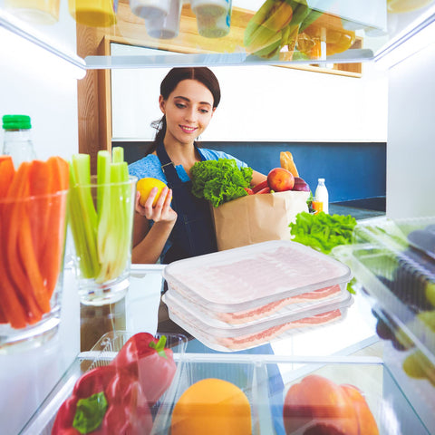 Suclain compact fridge organizer saves space and streamlines meal prep.