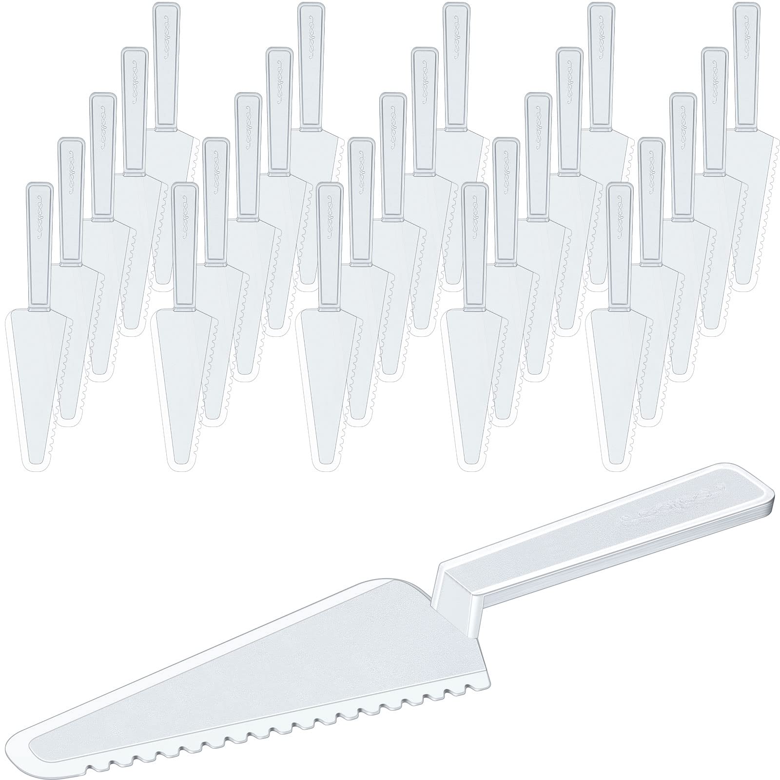 Suclain disposable cake cutter 9.1 inch for clean, effortless slicing.