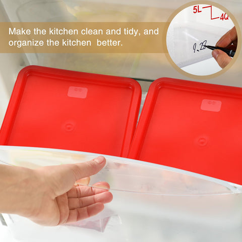 Suclain stackable convex-corner design saves space in busy kitchens.