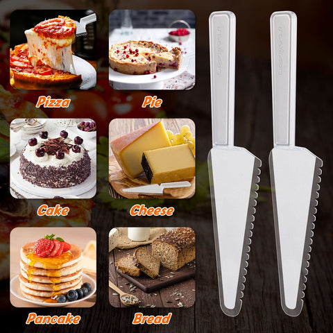 Suclain wedding dessert serving utensils keep cake presentation neat.