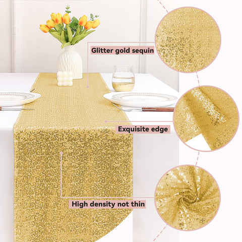 Sugargirl close-up of polyester sequin material showing densely woven sparkle